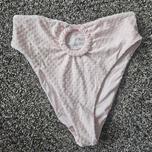 Frankie's Bikinis Other - Frankie's Bikinis Swiss Dot High Waisted Bottom Only Size Small